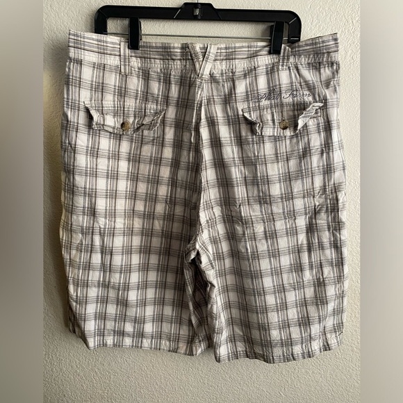 Phat Farm Classic Plaid Flat Front Performance Shorts 38 - Picture 3 of 12